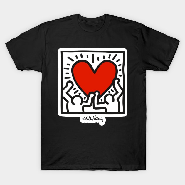 LOVE KEITH HARING T-Shirt by tzolotov